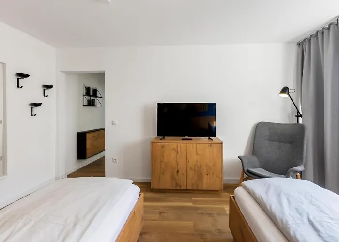 Apartmán Glueck Auf Am Stadtpark *