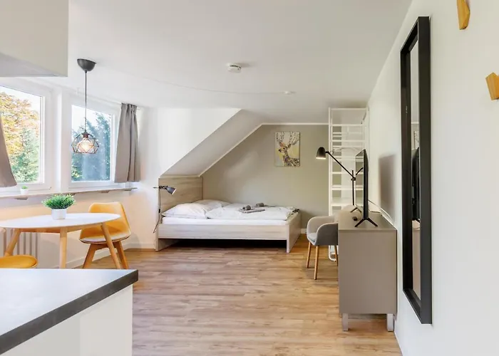 Apartmán Glueck Auf Am Stadtpark